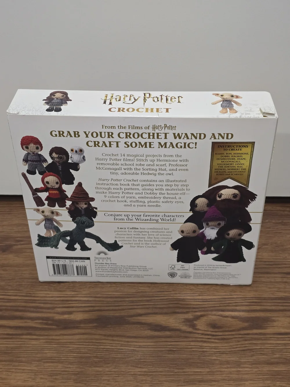 Harry Potter Crochet Kit 14 Magical Projects Lucy Collin NIB